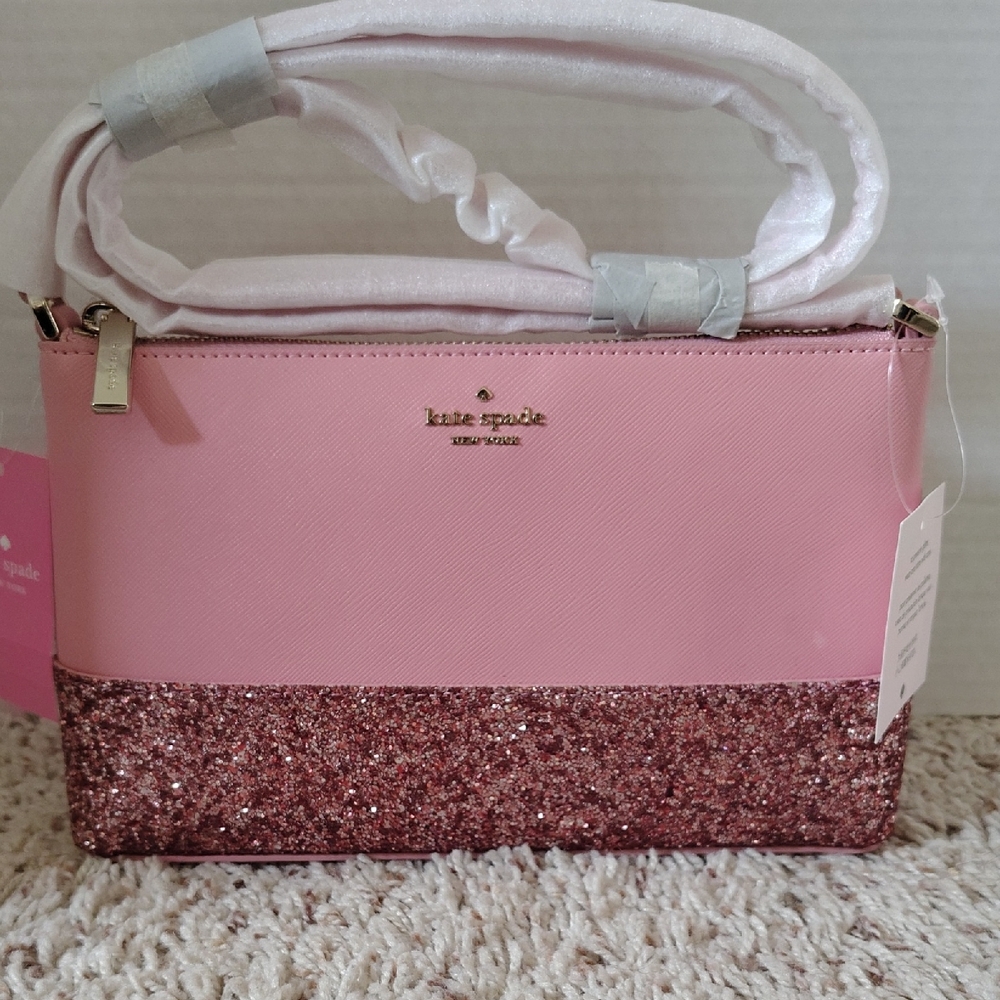 kate spade Pink Glitter-Bottom Shoulder Bag